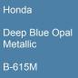 Preview: Honda, Deep Blue Opal Metallic, B-615M.